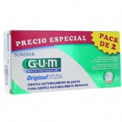 Gum original white pasta dental (2 tubos 75 ml)
