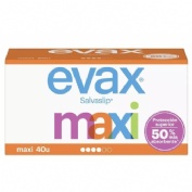 Protectores evax cottonlike - protege slip (maxi 40 protege-slip)