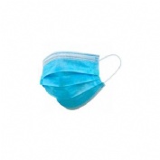 Mascarilla quirurgica infantil con gomas - naturcare kids (50 unidades azules)