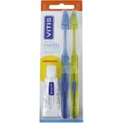 Cepillo dental adulto vitis access medio blister 2 unidades - vitis access
