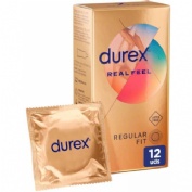 DUREX REAL FEEL PRESERVATIVO SIN LATEX (12 U)
