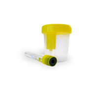Envase recogida orina sistema vacio con tubo - aposan (100 ml)