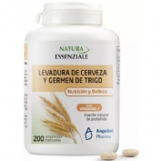Levadura cerveza y germen trigo (200 comprimidos masticables)