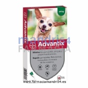 ADVANTIX SOLUCION SPOT-ON PARA PERROS HASTA 4 kg
