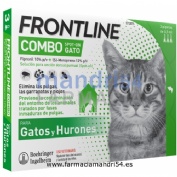FRONTLINE COMBO 50,00 mg / 60,00 mg SOLUCION SPOT-ON PARA GATOS
