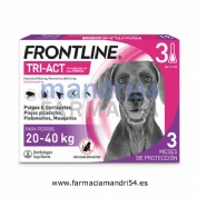 FRONTLINE TRI-ACT 270,4 mg / 2019,2 mg SOLUCION SPOT-ON PARA PERROS 20-40 kg