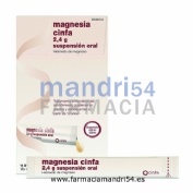 MAGNESIA CINFA 2,4 g SUSPENSION ORAL , 14 sobres