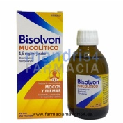 BISOLVON MUCOLITICO 1,6 mg/ ml JARABE, 1 frasco de 200 ml