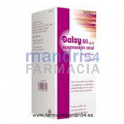 DALSY 40 mg/ml SUSPENSION ORAL , 1 frasco de 150 ml