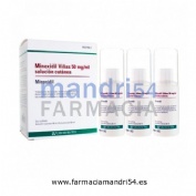 MINOXIDIL VIÑAS 50 mg/ml SOLUCION CUTANEA, 3 frascos de 60 ml