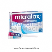 MICRALAX CITRATO/LAURIL SULFOACETATO 450 mg/45 mg solucion rectal , 12 enemas