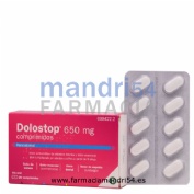 DOLOSTOP 650 MG COMPRIMIDOS , 20 comprimidos