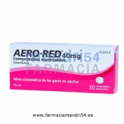 AERO RED 40 mg COMPRIMIDOS MASTICABLES , 30 comprimidos