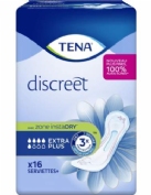 Absorbente incontinencia orina ligera - tena discreet extra plus (16 unidades)