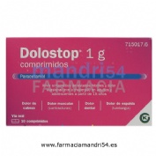 DOLOSTOP 1 G COMPRIMIDOS, 10 comprimidos