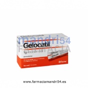 GELOCATIL 1 g SOLUCION ORAL,10 sobres