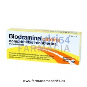 BIODRAMINA CAFEINA COMPRIMIDOS RECUBIERTOS , 4 comprimidos