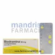 BIODRAMINA 50 mg COMPRIMIDOS , 4 comprimidos