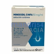 DINAXIL 50 MG/ML SOLUCION CUTANEA, 2 frascos de 120 ml
