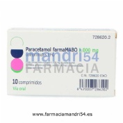 PARACETAMOL FARMAMABO 1000 MG COMPRIMIDOS EFG 10 comprimidos