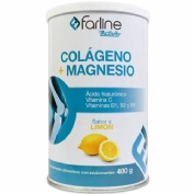 Farline activity colageno + magnesio (1 envase 400 g sabor limon)