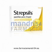 STREPSILS PASTILLAS PARA CHUPAR SABOR MIEL Y LIMON , 24 pastillas