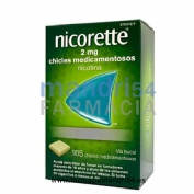 NICORETTE 2 mg CHICLES MEDICAMENTOSOS, 105 chicles