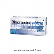 BIODRAMINA 20 mg CHICLES MEDICAMENTOSOS , 12 chicles