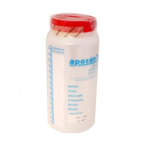 Envase de recogida de orina de 24 horas aposan 1 unidad - aposan