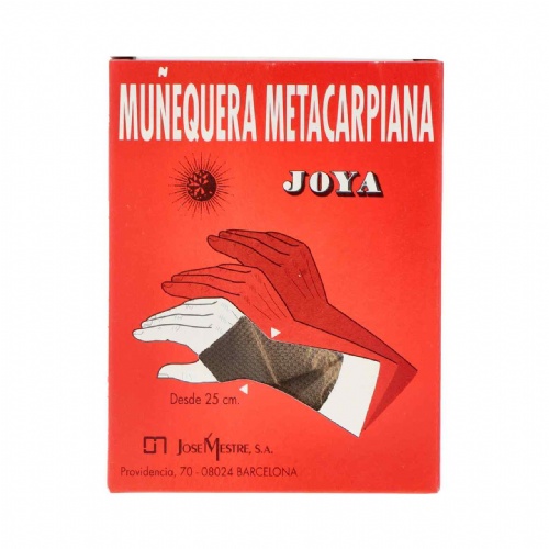 Muñequera metacarpiana - joya (1 unidad talla grande)