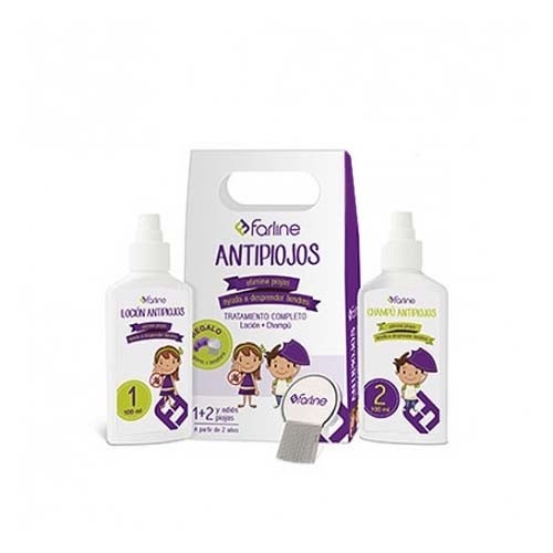 Farline pack antipiojos champu + locion pediculicida (1 envase 100 ml + 1 envase 100 ml)
