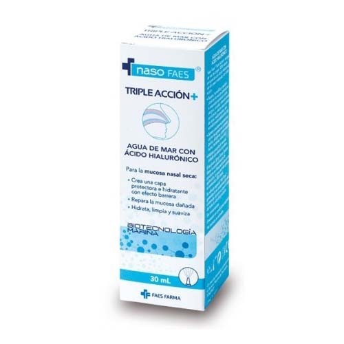 Naso faes triple accion+ limpieza nasal (1 envase 30 ml)
