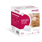 Aposan gasa esteril tejido sin tejer compresas (25 sobres 2 gasas 10 cm x 10 cm)
