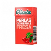 Ricola perlas sin azucar (1 envases 25 g sabor fresa)